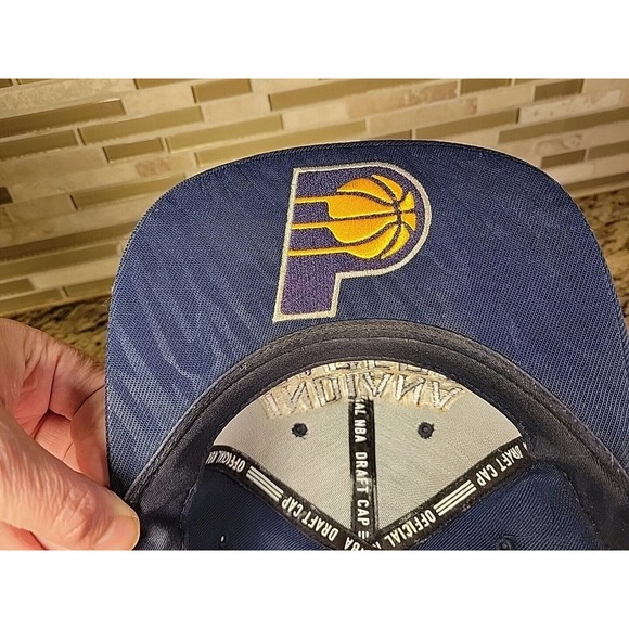 Indiana Pacers Hat Adidas adjustable Cap Basketball one size fits all Navy Blue - Picture 8 of 12
